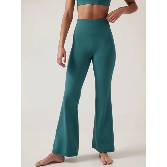 Athleta Teal Elation Flare Pants Leggings - Picture 1 of 4